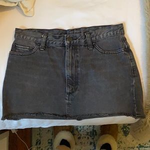 Free people denim skirt